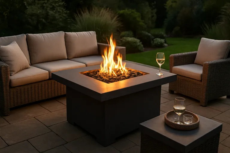 Gas-Feuertische für Terrasse und Garten
